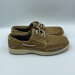 Chaps Leather Boat Shoes Men’s‎ Sz 11